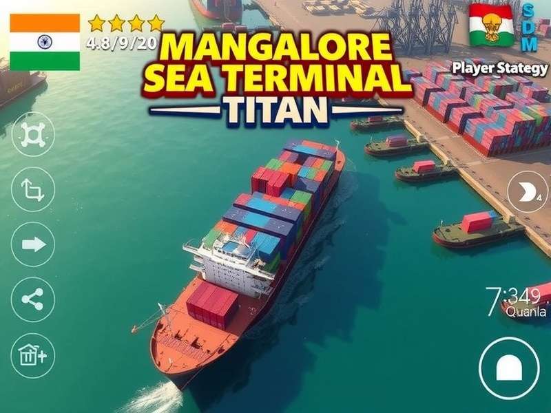 Mangalore Sea Terminal Titan Gameplay Screenshot - Port Management